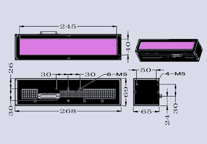 UVLED面光源 uv彩印固化機(jī)-245×40(圖3)