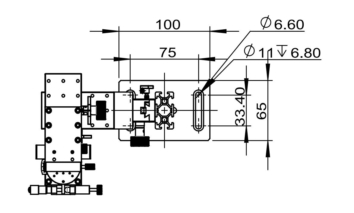 CCD相機(jī)調(diào)整架